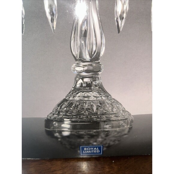 Vintage Royal Limited Teardrop votive lamp Full Lead Crystal